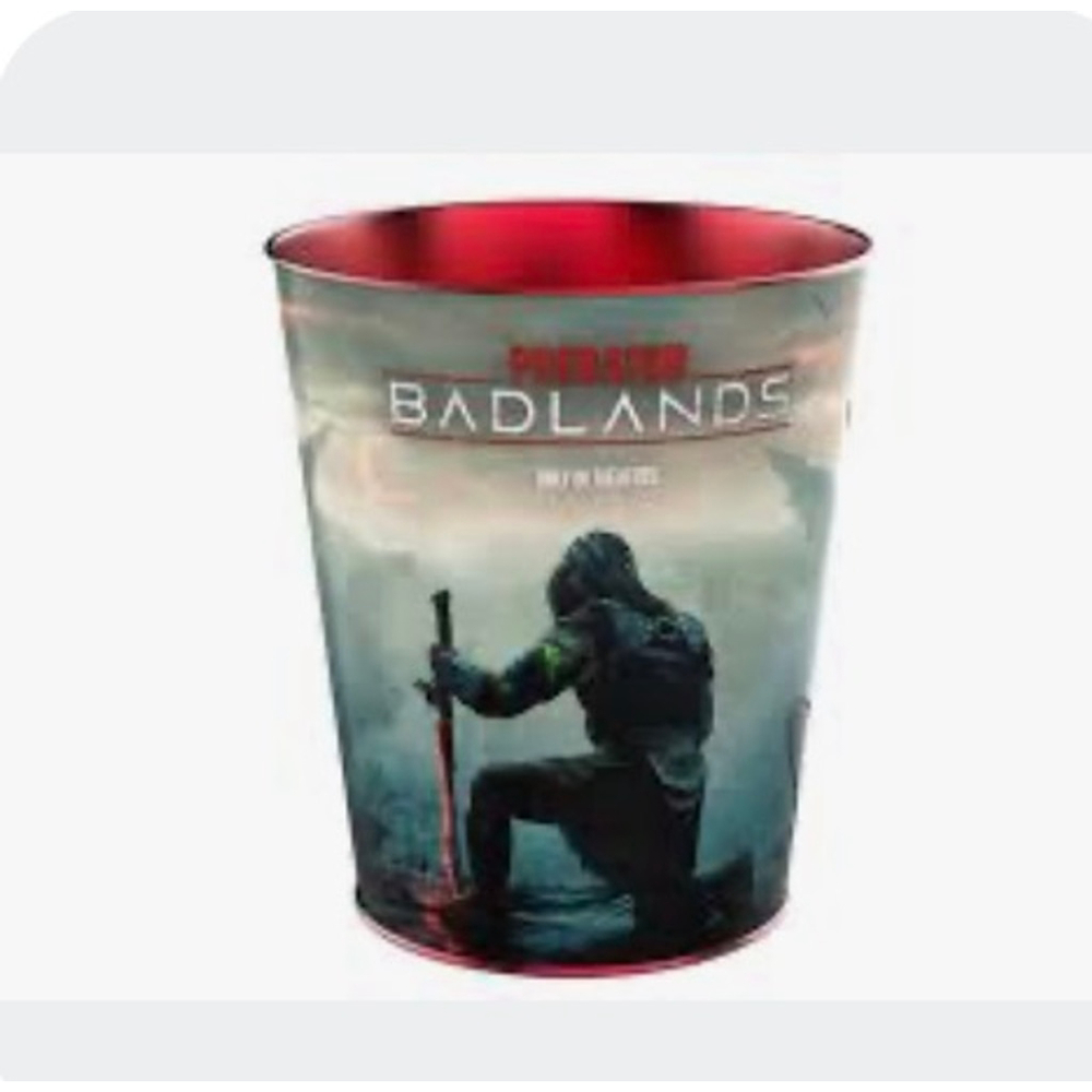 Predator Badlands collectible movie popcorn bucket NEW